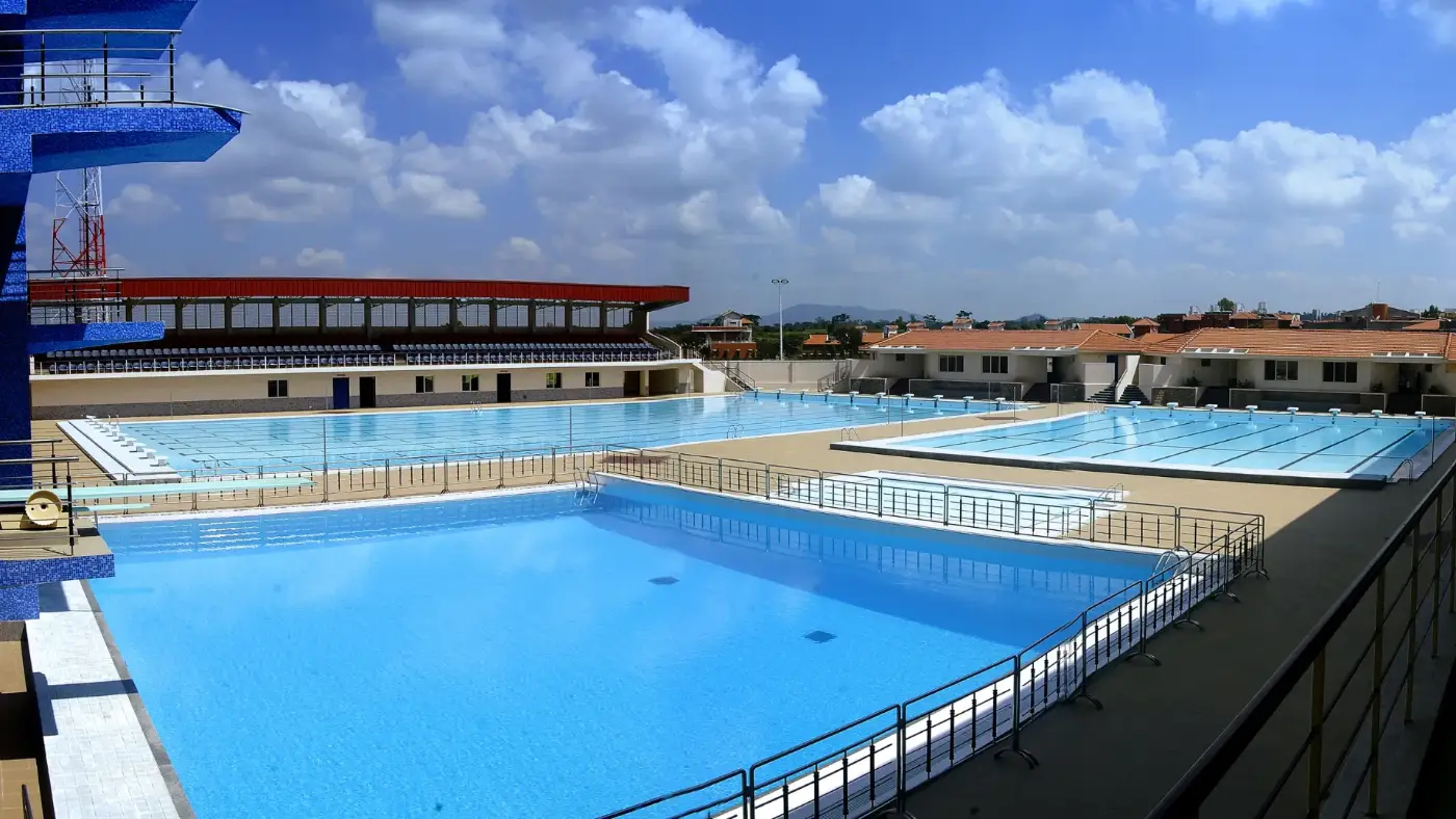 Olympic-standard 50m swimming pool
